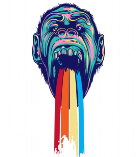 Marškinėliai "Beždžionė"